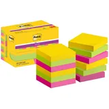 Post-it Post-it® Carnival Haftnotizen extrastark 654MTDR farbsortiert 12 Blöcke