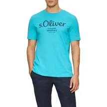 s.Oliver Baumwoll-T-Shirt türkis S