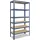 shelfplaza HOME 200x110x30 cm Schwerlastregal blau mit 6 Böden und 145 kg Traglast pro Boden
