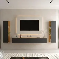 Planetmöbel TV Wohnwand (4-teilig) aus 2x TV Board und