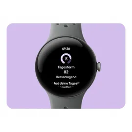 Google Pixel Watch 3 45 mm Bluetooth matte black Sportarmband obsidian