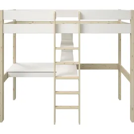 OTTO home Hochbett ROBIN 99 x 174 x 208 cm Massivholz weiß
