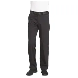 Leiber Herrenhose ohne Bundfalte, schwarz 12/5740/10-46 , Größe: 46