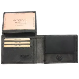 Jockey Club Geldbörse Unisex Portemonnaie silber
