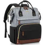 LOVEVOOK Rucksack Damen Laptop Rucksack mit Laptopfach 15.6 Zoll Schulrucksack Mädchen Teenager Schultasche Backpack Tagesrucksack Rucksäcke Wasserdicht für Schule Reise Business