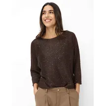 Brax Strickpullover Dunkelbraun 40