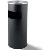 Grafner Grafner® 2in1 Edelstahl Standaschenbecher mit Mülleimer 30 Liter,
