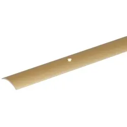 Übergangsprofil, gebohrt, Alu sand elox., LxBxS 900x30x1,0mm