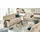 Polstermöbel Oelsa Fernsehsessel Andorra Mikrofaser 87 x 108 x 110 cm Beige mit Rollen