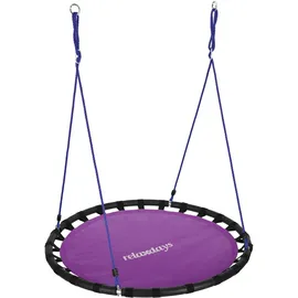 Relaxdays Nestschaukel 120 cm lila