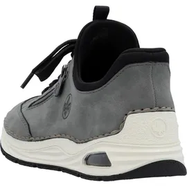 Rieker Damen Sneaker Grau/Schwarz 38