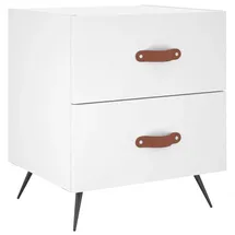 vidaXL Nachtschrank 40 x 35 x 47,5 cm Weiß