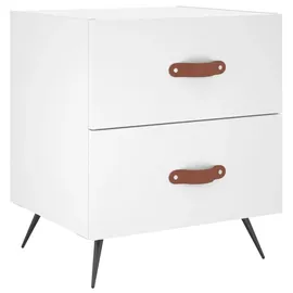 vidaXL Nachtschrank 40 x 35 x 47,5 cm Weiß
