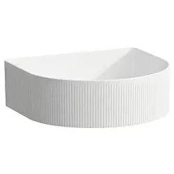 LAUFEN Sonar Waschtisch-Schale H8123434001121 41x36,5cm, mit Textur, ohne Hahnloch, ohne Überlauf, LCC
