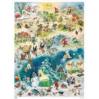 Korsch Verlag Adventskalender »Vier Jahreszeiten« 29 x 39 cm