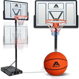 Apollo Basketballkorb schwarz 230 - 305 cm