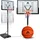 Apollo Basketballkorb schwarz 230 - 305 cm
