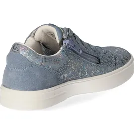 superfit Mädchen Stella Sneaker, Blau Silber 8000, 28 EU Weit