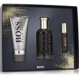 HUGO BOSS Boss Bottled Eau de Parfum 100 ml + Shower Gel 100 ml + Eau de Parfum 10 ml Geschenkset
