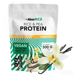AbsoRICE Rice & Pea Protein - Vegan Protein Powder (500 g, Vanille)