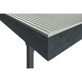 SKANHOLZ Friesland Hybrid Set 14 5,57 x 7,08 m anthrazit inkl. Abstellraum