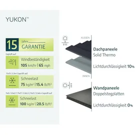 CANOPIA Yukon 3,3 x 2,7 m Grau