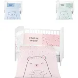 KIKKABOO Kikkaboo, Kinderbettwäsche, Bettwäsche Bär 3tlg 135 x 95