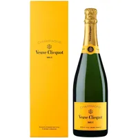 Veuve Clicquot Yellow Label Brut Champagner in Geschenkverpackung, 0,75L