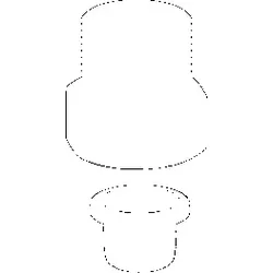 Hansa Schmutzfilter und Anschlussnippel 59914226 G3/8xG3/8