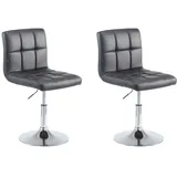 CLP 2er Set Lounger Palma V2 Kunstleder schwarz