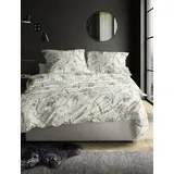 IRISETTE Edel-Feinbiber Bettwäsche Koala natur 8425 155x220 cm + 80x80 cm - beige;grün