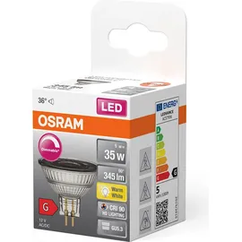 Osram LED-Strahlerform GU5,3/5 Watt/Energie G Glas
