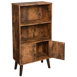 VASAGLE Bücherregal 60 x 30 x 120 cm Braun