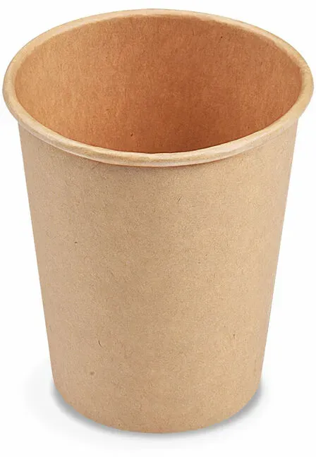 Heiß- und Kaltgetränkebecher Pappbecher braun 200ml 280ml 'M' O 80mm, 50 Stk.
