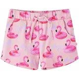 vidaXL Kindershorts Kordelzug Flamingo-Schwimmring Hellrosa 92 Vidaxl 39457