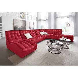 Calia Italia Sessel CALIA ITALIA "Banjo, Designsessel mit erstklassigem Sitzkomfort, als Einzelelement", rot (rosso), B:81cm H:88cm T:102cm, Luxus-Microfaser Selfie (100% Polyester), Sessel, Sessel, oder als Modulsofa mit den passenden Elementen kombinierbar