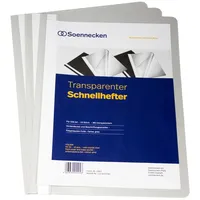 SOENNECKEN Schnellhefter 2963 A4 Grau 10 St.
