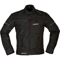 Modeka Yannik Air, Textiljacke wasserdicht - Schwarz - 4XL