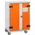 Cemo GmbH Basic Akku-Ladeschrank 80 x 115 x 66 Lichtgrau/Reinorange