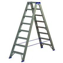PROTEC.class PASSL28 Alu-Stufenstehleiter, 150kg, aluminium 05105615