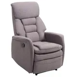Idimex Fernsehsessel, Grau, Textil, Mode, 72x106x87 cm, Wohnzimmer, Sessel, Polstersessel