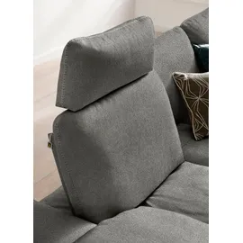 W.Schillig Eckcouch Chenille 3-Sitzer Grau