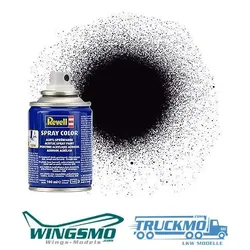 Revell Modellbau Spray Color Schwarz matt 100ml 34108