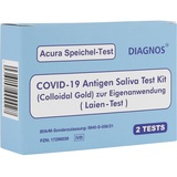 ACURA Diagnos Covid-19 Antigen Saliva Test Kit 2 St.