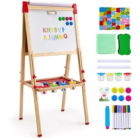 Vevor 3-in-1-Kunststaffelei aus Holz mit Tafel und Malzubehör (310700)
