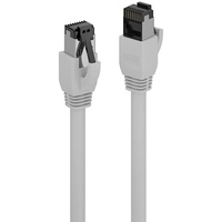 Lindy 2m Cat.8.1 S/FTP LSZH Netzwerkkabel, grau RJ45-Stecker, 2000MHz, Kupfer, 24AWG (47434)