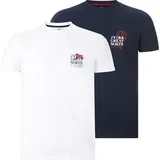 Jan Vanderstorm Doppelpack T-Shirt ADEKE weiß- 52/54