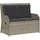 vidaXL Gartenbank 1-tlg 110 x 60 x 75 cm Hellgrau