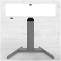 Stier Elektrisch höhenverstellbarer Steh-Tisch 501-19 100x80cm Weiß mel., 68-120cm