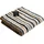 CAWÖ Life Style Streifen 7048 Seiflappen 30 x 30 cm kiesel